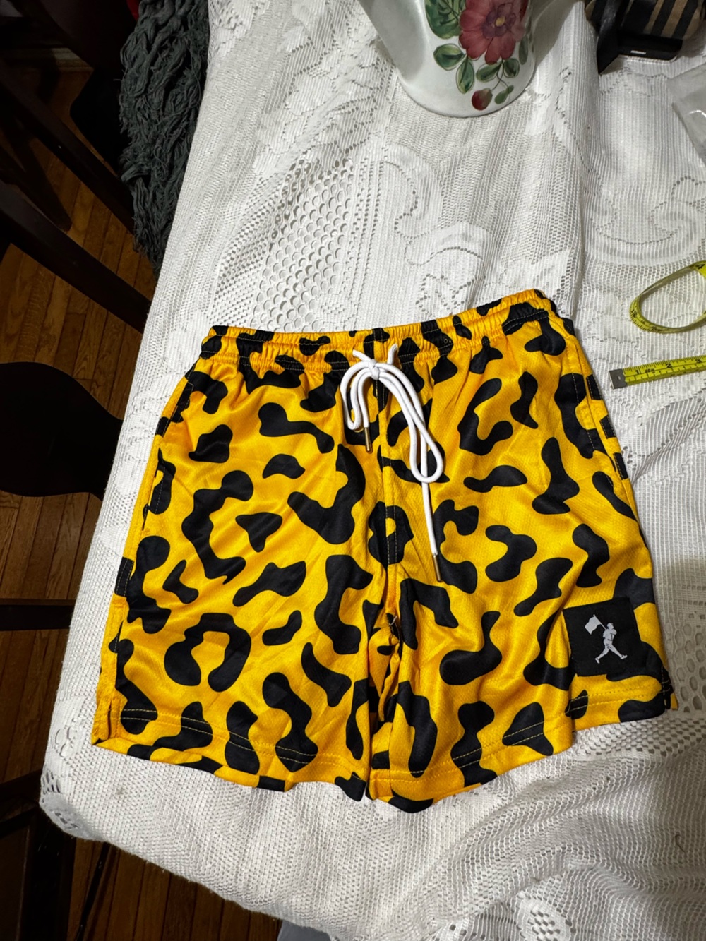 Kids Baseballism Athletic Shorts with Drawstring
